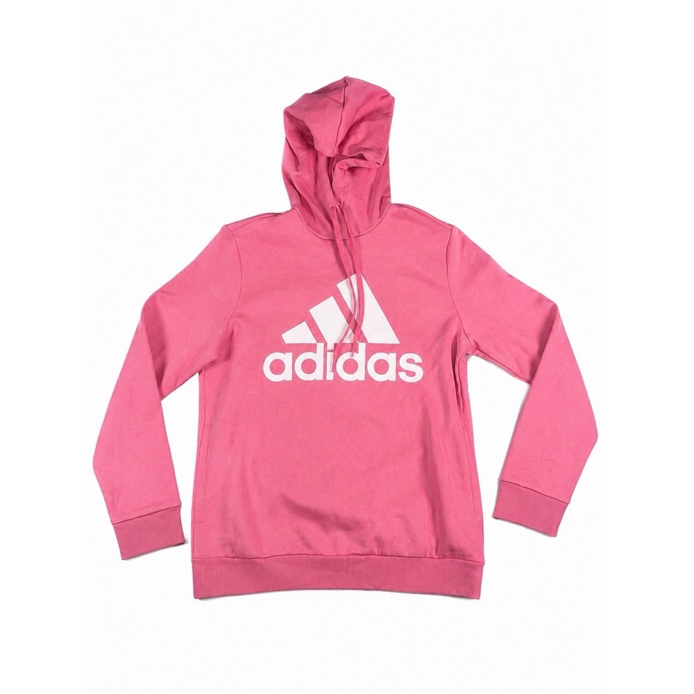 adidas youth L pink hoodie side pockets
